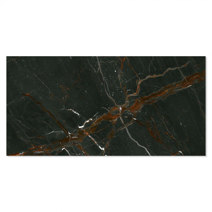 Marmor Klinker Almozarro Svart Polerad 60x120 cm-0